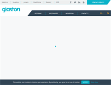 Tablet Screenshot of glaston.net